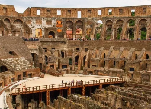 Colosseum Underground Tour With Arena Floor: Vip Experience