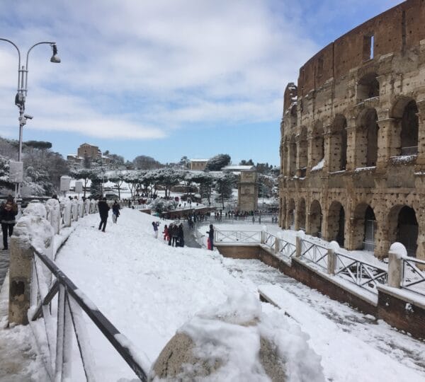 Colosseum in Snow 
