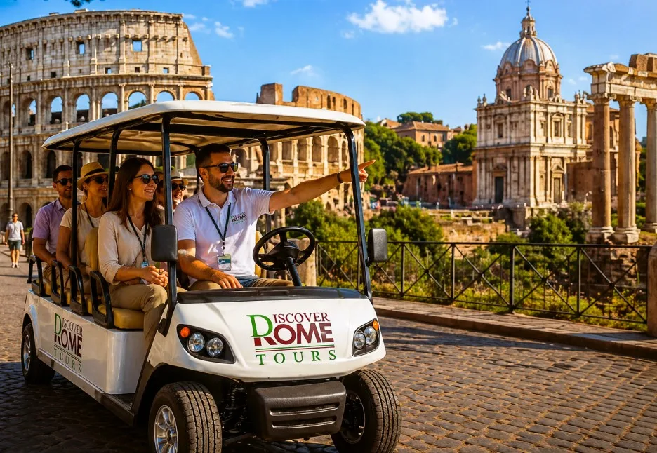 City Golf Cart Tour at Night With Free Pickup
