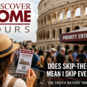 Skip-the-line Rome tour ticket near the Colosseum entrance